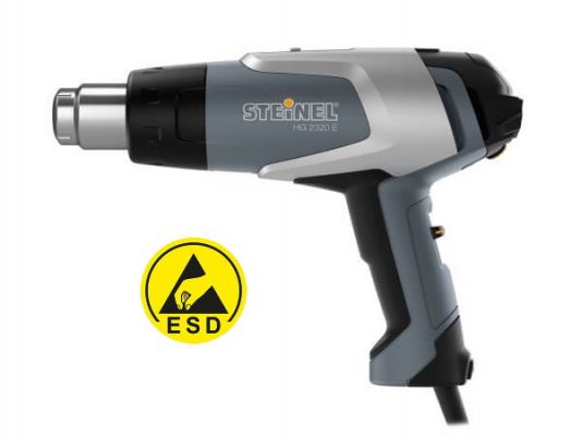 Hot air tool Steinel HG 2320 ESD 2300W infinitely variable | for use in EPA (ESD protected areas) site | az-reptec
